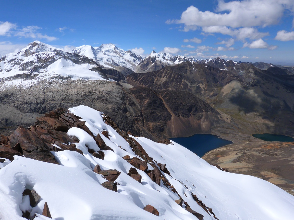 Besteigung des Kasiri Chico (5547m) in der Cordillera Real von Bolivien